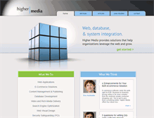 Tablet Screenshot of highermedia.com
